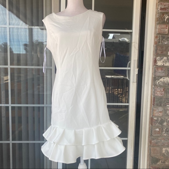 Donna Ricco Dresses & Skirts - Donna Ricco New York white white dress 10